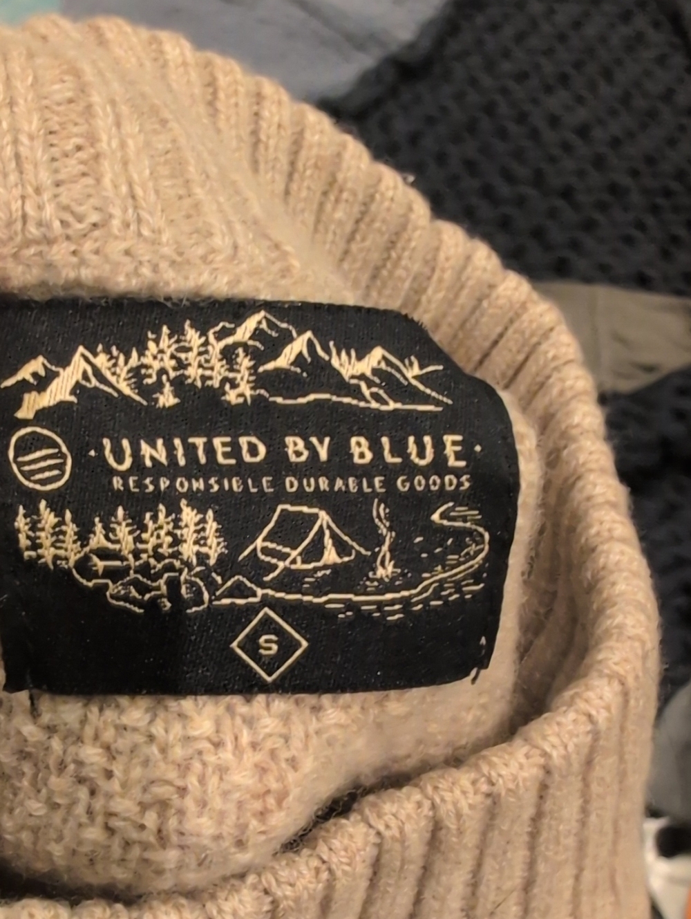 United By Blue Women's Turtleneck Sweater in Cream